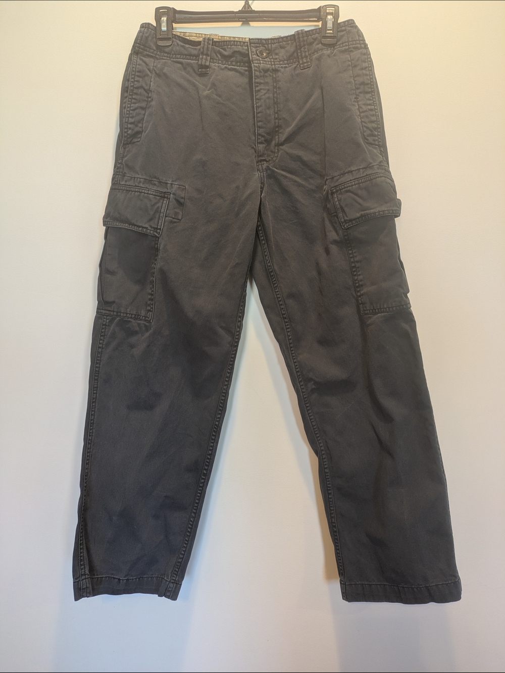 Old Navy Men's Navy Blue Cargo Pants with Utility Pockets